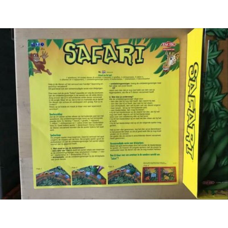 Bordspel SAFARI voor kinderen vanaf 4 jaar