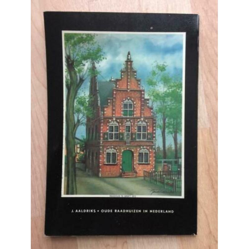 boekje met aquarellen thema Raadhuizen