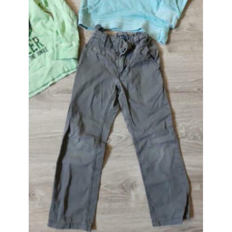2 truien/hoodies Mitch en broek Mexx maat 116