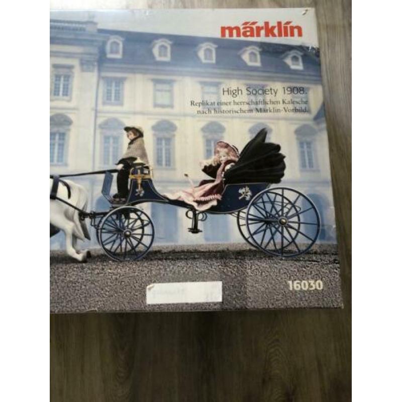 Marklin 16030 koets met porseleinen paarden