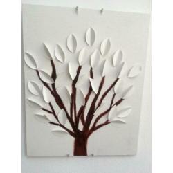 Schilderij 3D boom
