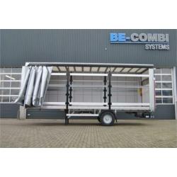 BE-Combi Schuifzeil oplegger eigen gewicht 2.430 kg. Dhollan