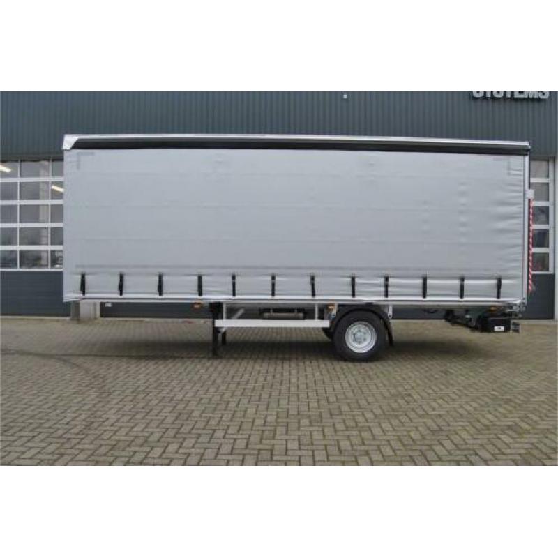 BE-Combi Schuifzeil oplegger eigen gewicht 2.430 kg. Dhollan