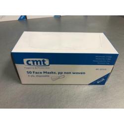 Mondmasker medisch blauw 50 stuks - partij