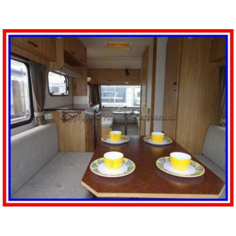 Nette Kip Grey Line 45T, zeer nette 4 pers. caravan