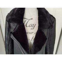 Be Edgy Alexis leren winterjas zwart Nieuw!