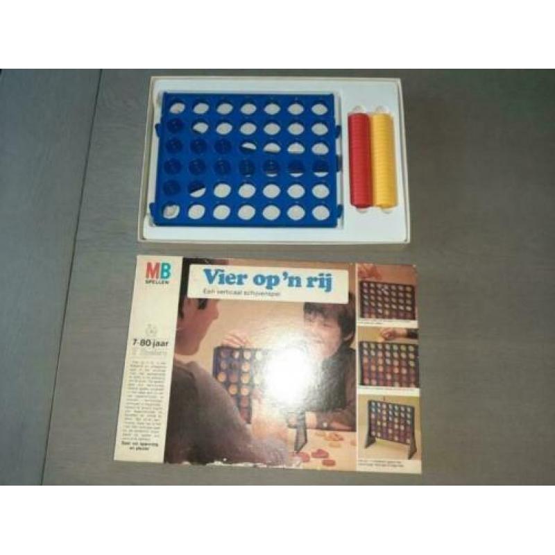 vier op rij mb vintage spel bordspel