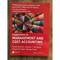 Management and cost accounting