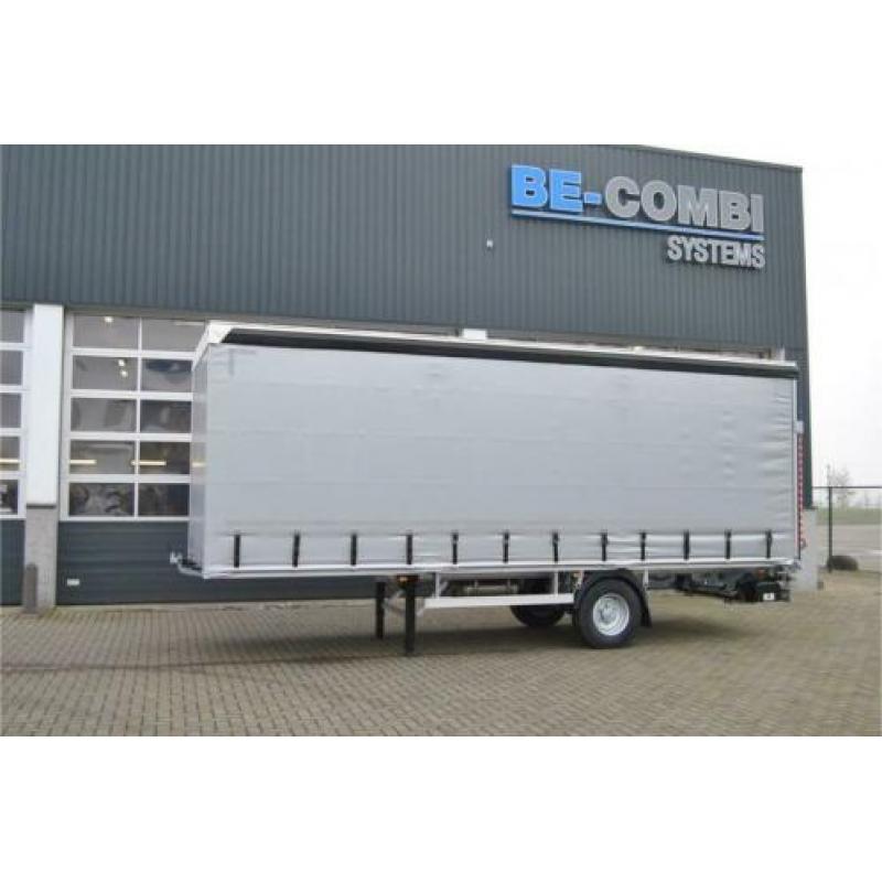 BE-Combi Schuifzeil oplegger eigen gewicht 2.430 kg. Dhollan