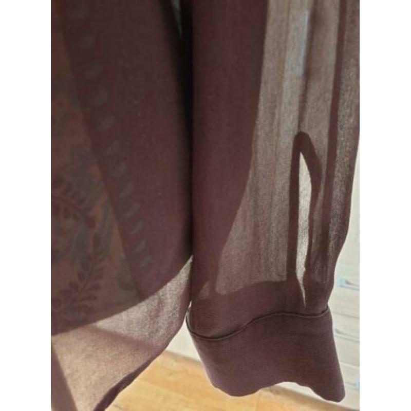 Blouse van FilippaK maat 40/42 donkerpaars
