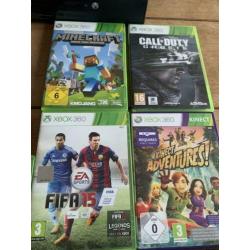 Xbox 360 met 8 spellen en Kinect