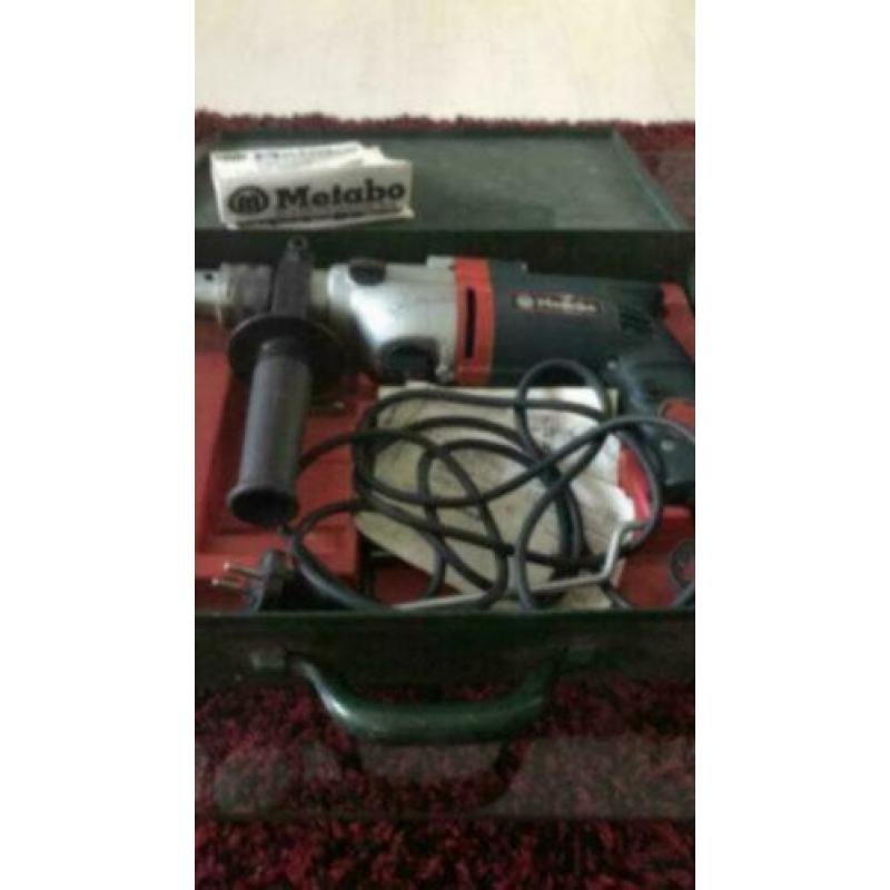 Metabo sb E 620,2s - automatic r+l met boren en koffer