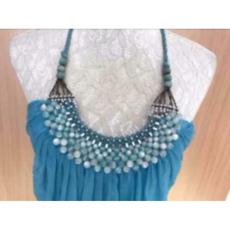 Haltertop maat M