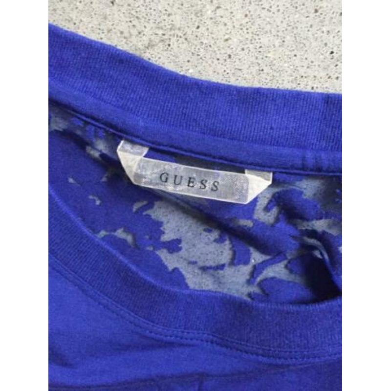 Blauw topje Guess M