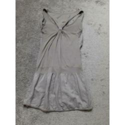 Taupe tuniek/top maat s/m
