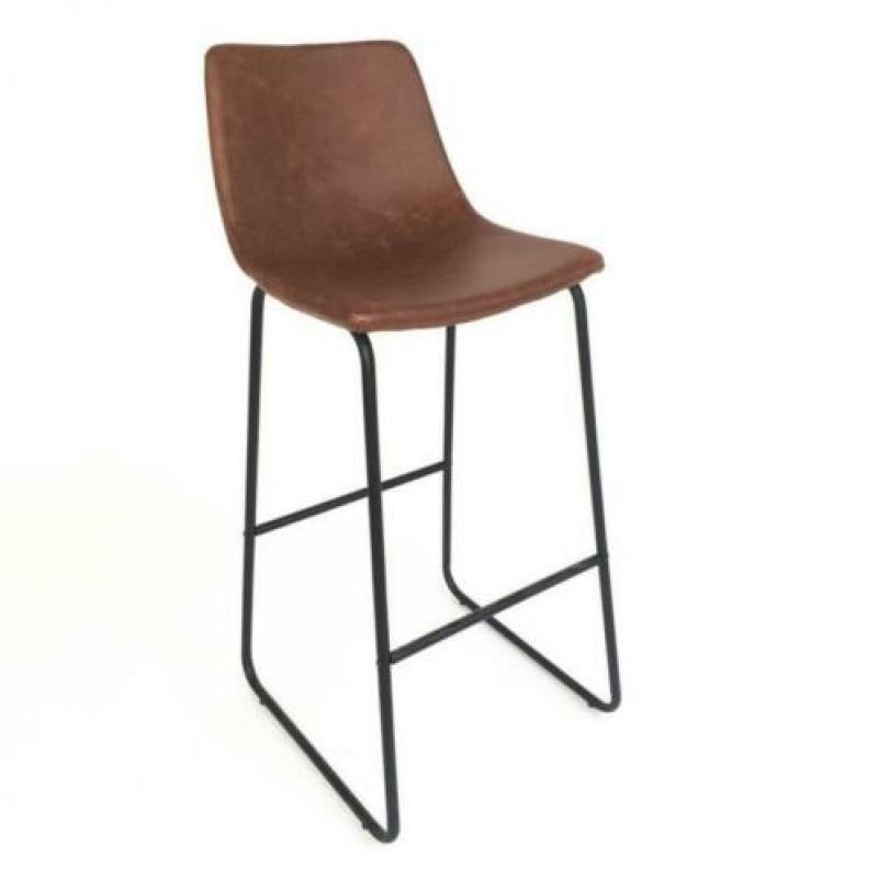 200x Vintage leren barkruk kruk horeca leer industriele 942