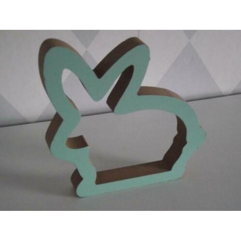 Te koop nieuw hout decoratie konijn / haas / Paashaas Pasen