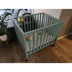Hippe pastel blauwe box