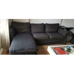 Ektorp 3-zitsbank met chaise longue