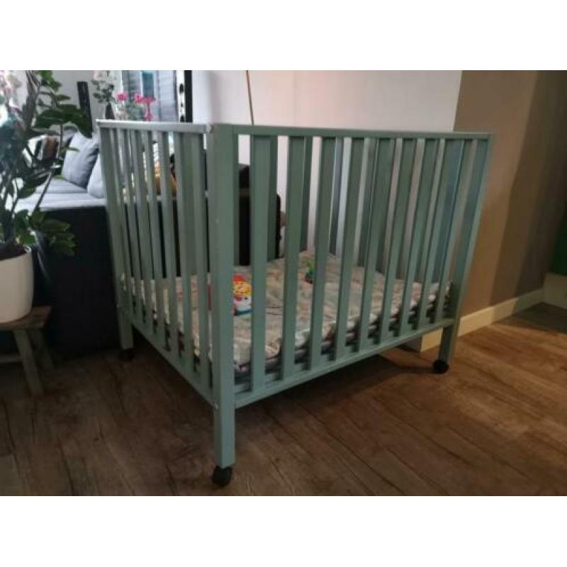 Hippe pastel blauwe box