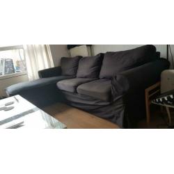 Ektorp 3-zitsbank met chaise longue