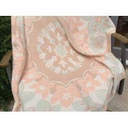 Oude brocante deken