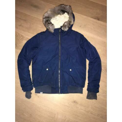 Winterjas van het merk bench maat 164 donkerblauw