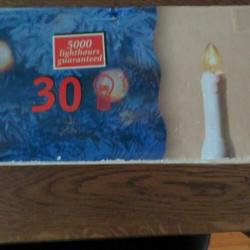 Kerstverlichting.