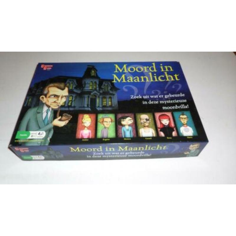 bordspellen, moord in maanlicht