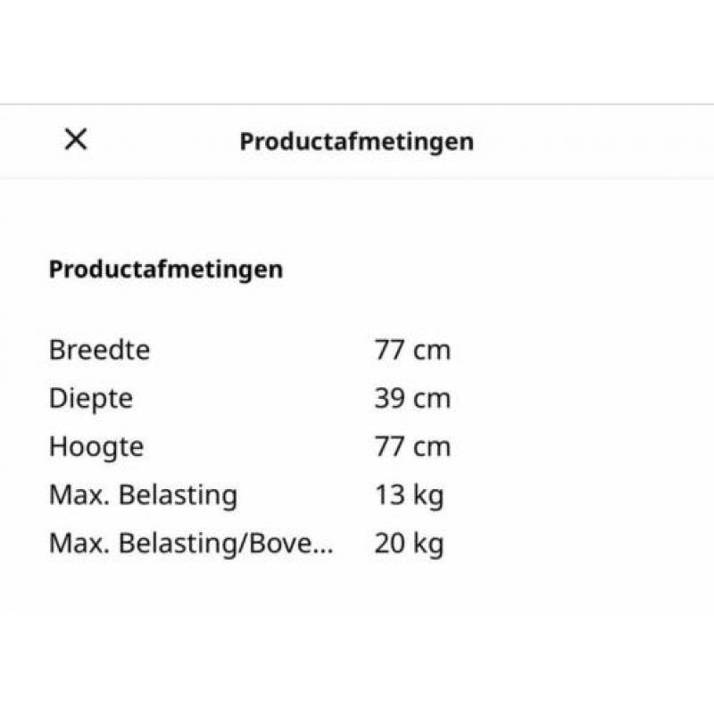 Kallax / Expedit kast, 2x2 vakken