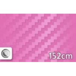 Carbon folie oranje en roze