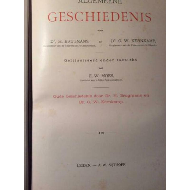 Algemene Geschiedenis tot ca. 1905 / 4 delen !