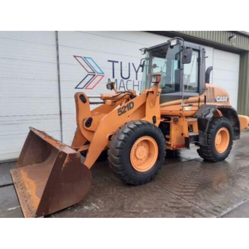 Case 521 D shovel wiellader hoflader loader 10 ton net!