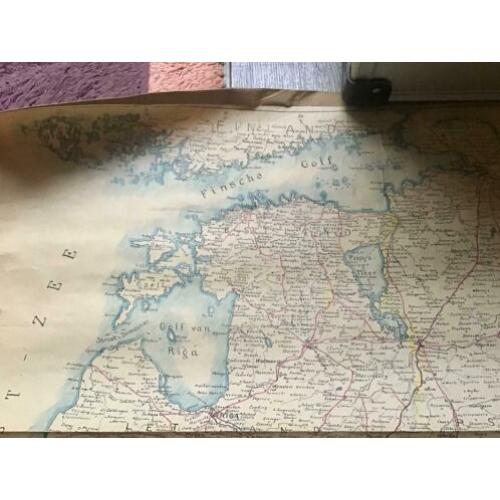 Antieke landkaarten wereldkaarten italie rusland europa 5 st