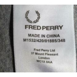 Fred Perry heren t-shirt mt M