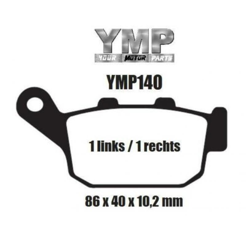 Remblokken Honda 150 cc alle typen SH CRF FES NES PES SES