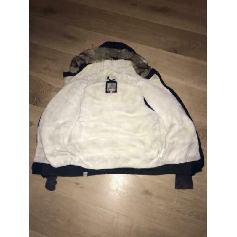 Winterjas van het merk bench maat 164 donkerblauw