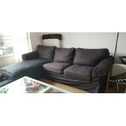 Ektorp 3-zitsbank met chaise longue