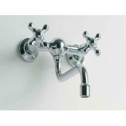 Zazzeri 802 wand keukenkraan chroom