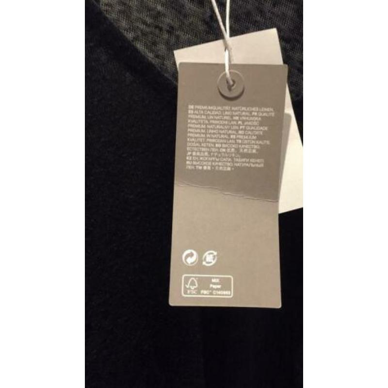 Mooie top H&M cl zwart linnen