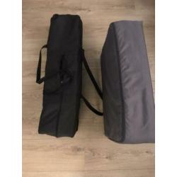 Campingbedje Prenatal donkerblauw met extra matrasje