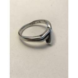 Leuke zilveren ring