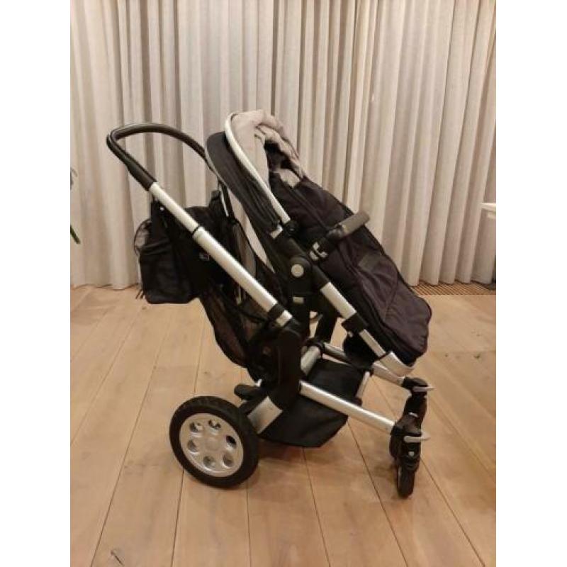 Joolz day kinderwagen jeans blauw spijkerstof compleet