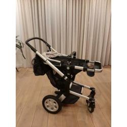 Joolz day kinderwagen jeans blauw spijkerstof compleet