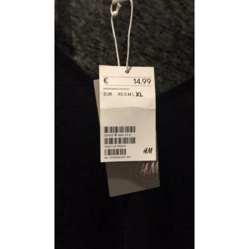 Mooie top H&M cl zwart linnen