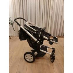 Joolz day kinderwagen jeans blauw spijkerstof compleet