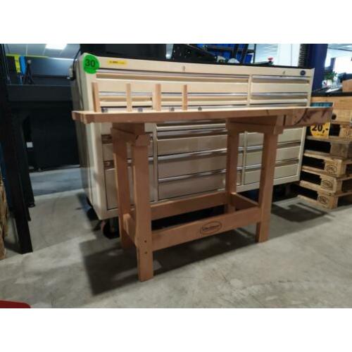Houten meubelmakers werkbank