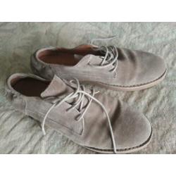 Shabbies suède veterschoen maat 41