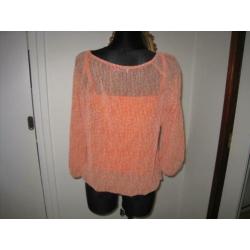 Melvin Brussels mooi trendy tweedelig top, M