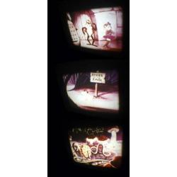 x 8mm film oude Cartoon - Froggs Fair - kleur - geluid 60mtr